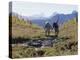 Rear View of Two Women Hiking-null-Premier Image Canvas