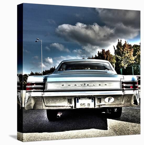 Rear View of Vintage Automobile in America-Salvatore Elia-Premier Image Canvas