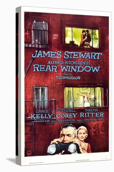 Rear Window, Grace Kelly, James Stewart, 1954-null-Stretched Canvas