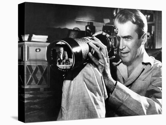 Rear Window, James Stewart, Raymond Burr (In Camera Lens), 1950-null-Stretched Canvas