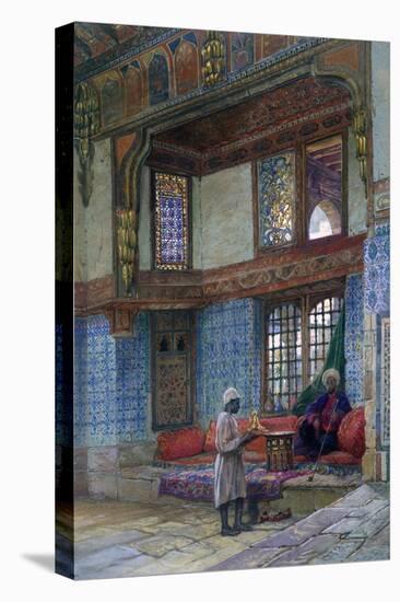 Recess in the Reception Room of Mufti Sheik El Mahadi's House, Cairo, 1873-Frank Dillon-Premier Image Canvas