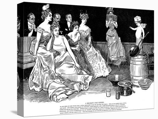 Recipe for Kisses-Charles Dana Gibson-Premier Image Canvas