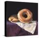 Reclining Doughnut-Cathy Lamb-Stretched Canvas