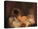 Reclining Female Nude-Jean-François Millet-Premier Image Canvas