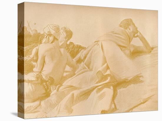 'Reclining Figures (David in Saul's Camp)', c1905-John Singer Sargent-Premier Image Canvas