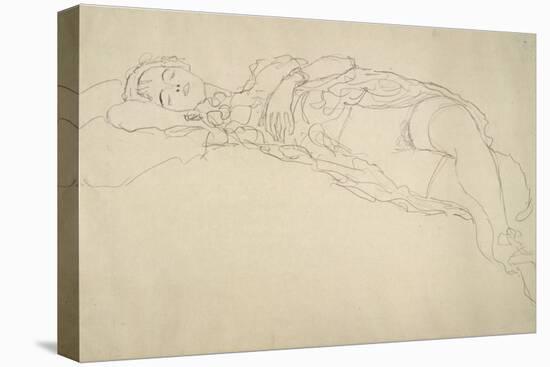 Reclining Nude 2-Gustav Klimt-Premier Image Canvas