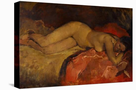 Reclining Nude, Ca 1887-George Hendrik Breitner-Premier Image Canvas