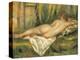 Reclining Nude from the Back, Rest after the Bath-Pierre-Auguste Renoir-Stretched Canvas