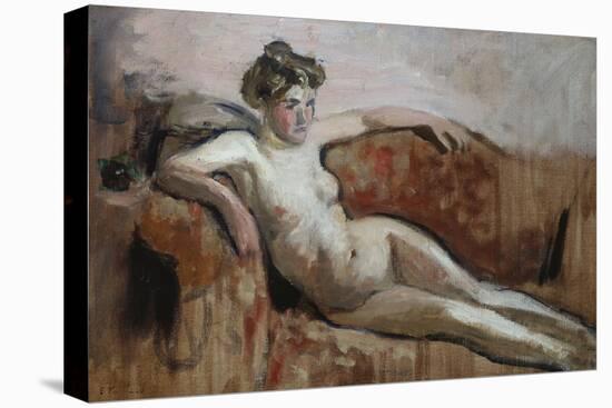 Reclining Nude; Nu Couche-Edouard Vuillard-Premier Image Canvas