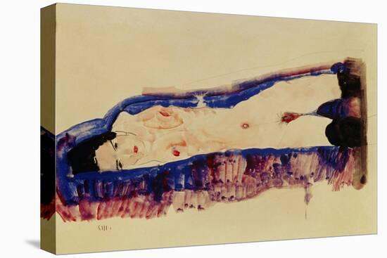 Reclining Nude with Black Stockings, 1911-Egon Schiele-Premier Image Canvas