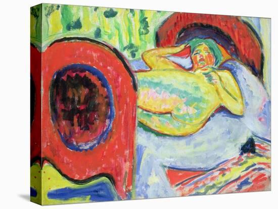Reclining Nude-Ernst Ludwig Kirchner-Premier Image Canvas