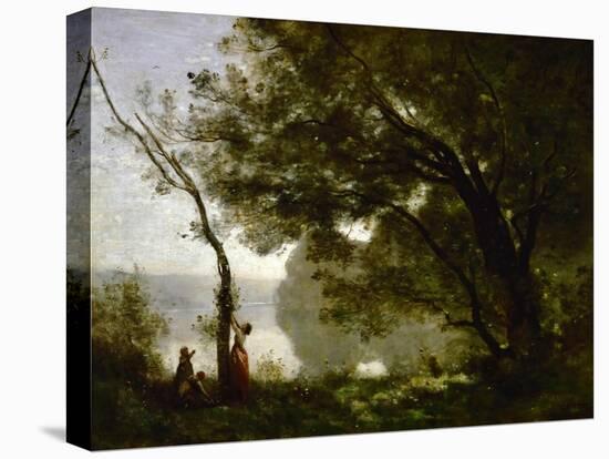 Recollection of Mortefontaine-Jean-Baptiste-Camille Corot-Premier Image Canvas
