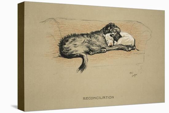 Reconciliation, 1930, 1st Edition of Sleeping Partners-Cecil Aldin-Premier Image Canvas