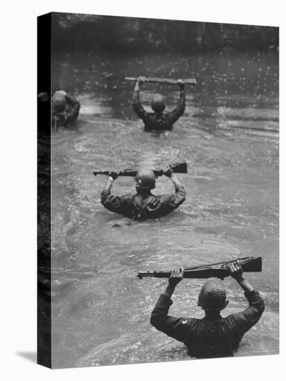 Recondo Training For Troops of 101st Airborne Division at Fort. Campbell-Ralph Morse-Premier Image Canvas