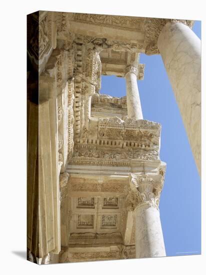 Reconstructed Library of Celsus, Archaeological Site, Ephesus, Anatolia, Turkey-R H Productions-Premier Image Canvas