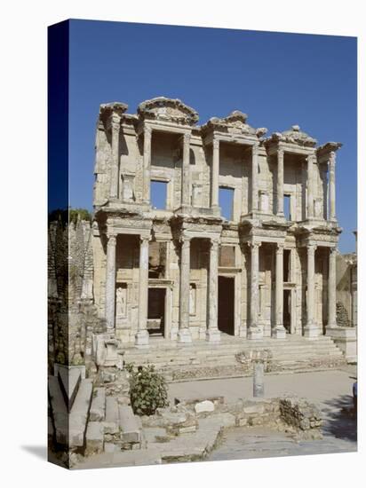 Reconstructed Library of Celsus, Archaeological Site, Ephesus, Anatolia, Turkey-R H Productions-Premier Image Canvas