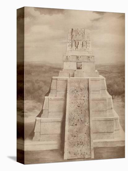 'Reconstructed Model of a Magnificent Maya Temple Pyramid at Tikal', c1935-Unknown-Premier Image Canvas