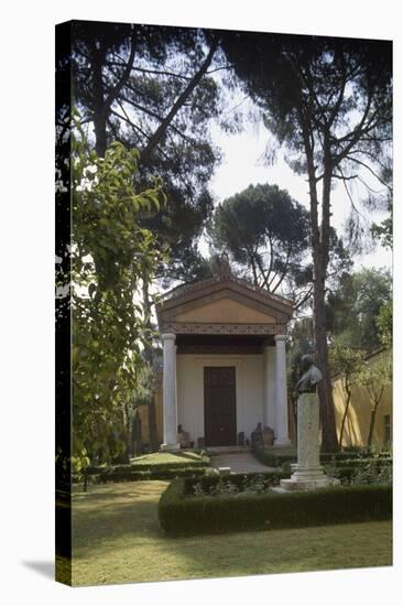 Reconstruction of an Etruscan Temple in the Courtyard of the New Wing of Villa Giulia-null-Premier Image Canvas