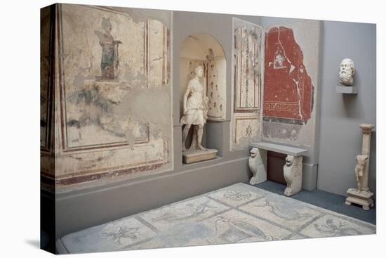 Reconstruction of the House of Socrates (469-399 BC), Greek Philosopher. Ephesus Museum. Selcuk.…-null-Premier Image Canvas