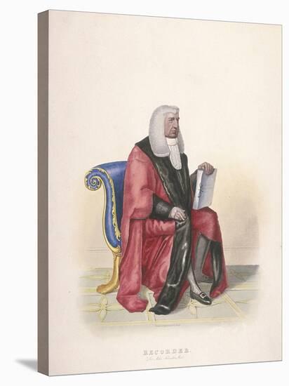 Recorder of the City of London, Sir John Silvester, in Civic Costume, 1825-Thomas Lord Busby-Premier Image Canvas