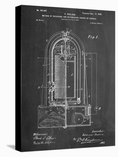 Recording Device Patent 1900-null-Stretched Canvas