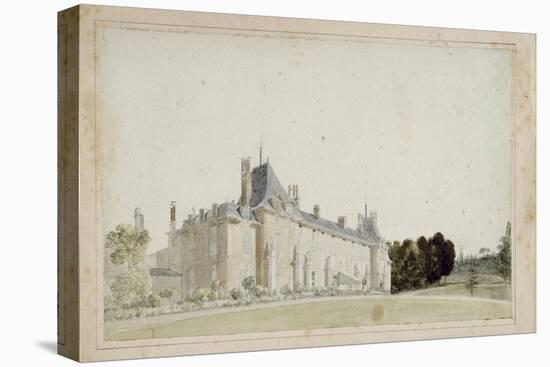 Recueil de 21 vues de Paris et de ses environs : "château de Malmaison. Façade sur les jardins,-Victor-Jean Nicolle-Premier Image Canvas