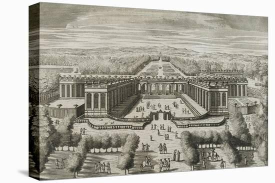 Recueil des "Plans, Profils et Elévations du Château de Versailles..." : planche 47 : vue-Pierre Lepautre-Premier Image Canvas