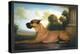 Recumbent Great Dane-Christine Merrill-Stretched Canvas