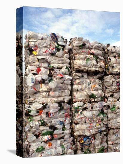 Recycling Industry Plastic and Paper Bound for Shipment Ecology-Bill Bachmann-Premier Image Canvas