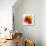 Red Abstract Brush Splash Flower II-Irena Orlov-Stretched Canvas displayed on a wall