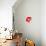 Red Abstract-Irena Orlov-Stretched Canvas displayed on a wall