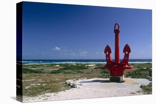 Red Anchor, Lost Seaman Memorial, Aruba-George Oze-Premier Image Canvas