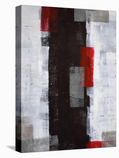 Red and Grey Abstract Art Painting-T30 Gallery-Premier Image Canvas