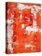 Red and Orange Abstract Art Painting-T30Gallery-Stretched Canvas