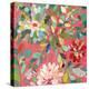 Red and Pink Dahlia III-Candra Boggs-Stretched Canvas