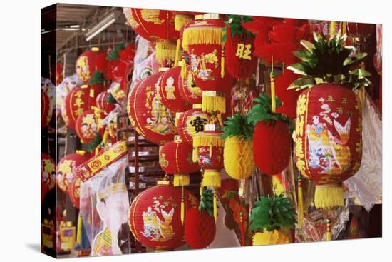 Red and Yellow Lanterns for Sale at Chinese Lantern Shop in Georgetown, Penang, Malaysia-Charcrit Boonsom-Premier Image Canvas