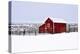 Red Barn in Winter-Amanda Lee Smith-Premier Image Canvas