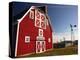 Red Barn, North Battleford, Saskatchewan, Canada-Walter Bibikow-Premier Image Canvas