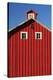 Red Barn, Palouse-Jason Savage-Stretched Canvas