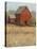 Red Barn View II-Tim O'toole-Stretched Canvas