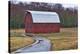 Red Barn-Lori Hutchison-Stretched Canvas