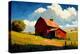 Red Barn-Avril Anouilh-Stretched Canvas