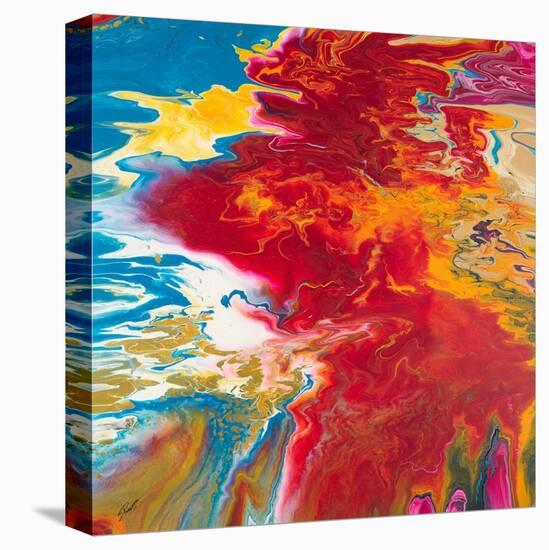 Red Blizzard-Roberto Gonzalez-Stretched Canvas