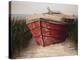 Red Boat-Karl Soderlund-Stretched Canvas