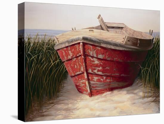 Red Boat-Karl Soderlund-Stretched Canvas