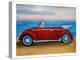 Red Bug With Sea-M Bleichner-Stretched Canvas