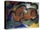 Red Bull, Aun Taureau Rouge-Franz Marc-Premier Image Canvas