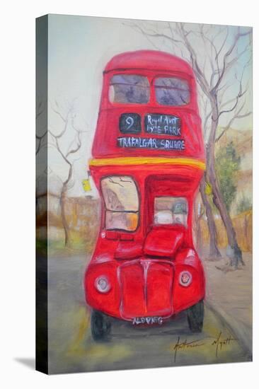 Red Bus-Antonia Myatt-Premier Image Canvas