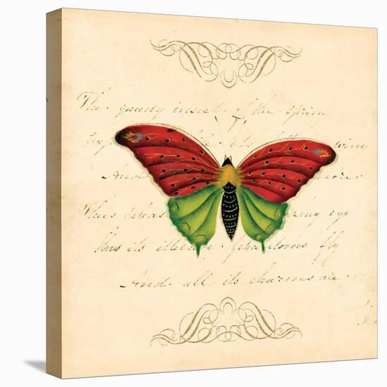 Red Butterfly-Artique Studio-Stretched Canvas