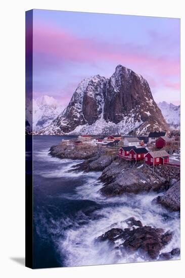 Red Cabins - Vertical-Michael Blanchette Photography-Premier Image Canvas